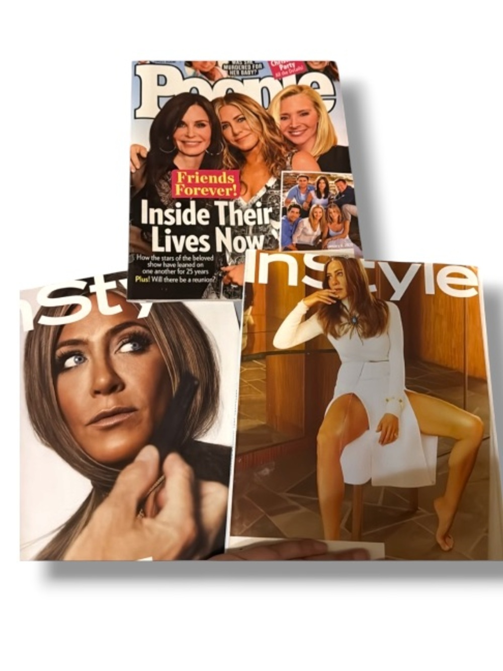 Magazines Lot 3 People InStyle Jennifer Aniston Friends Magazine Bundle